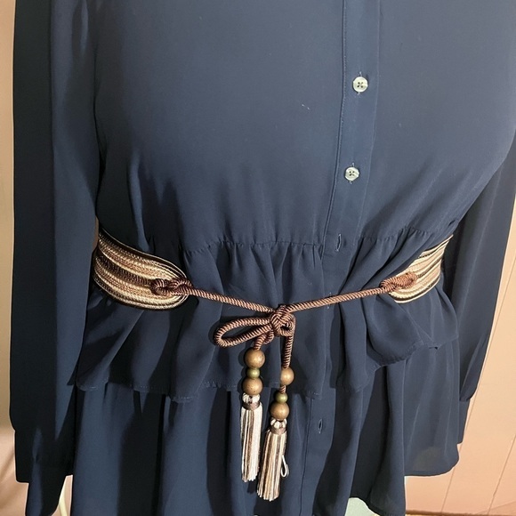 Women’s beaded tassel sash belt OS - Picture 7 of 7